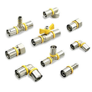 Tubomart 16mm laiton 1/2 \ "mâle coude raccord à pression filetage externe G presse pour tuyau <span class=keywords><strong>multicouche</strong></span> PEX ISO CE plaqué plomberie - Product Image 4