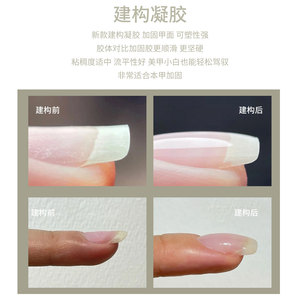 <span class=keywords><strong>Vernis</strong></span> à ongles en gel auto-nivelant 6ML Gel de construction transparent Gel dur pour extension d'ongles Modelage Colle pour <span class=keywords><strong>strass</strong></span> <span class=keywords><strong>Vernis</strong></span> UV à faire tremper - Product Image 2