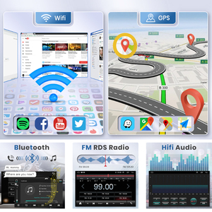 Autoradio GPS Android Lecteur DVD pour Hyundai Elantra 2011-2013 Carplay 9 pouces Stéréo Sans Fil Android Caméras Enregistrement Contrôle - Product Image 4