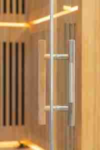 새로운 특별 행사 <span class=keywords><strong>2</strong></span> 인 원목 햄록 방사 건강 사우나 실 가정용 적외선 사우나 - Product Image 4