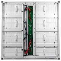 Pantalla LED para Exteriores de 5000 Nits P3.91, Gabinete de Perfil de Aluminio de 1000x1000 mm, Señalización Digital para Montaje en Pared