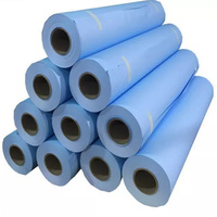 Rollos de papel Bond de 70gsm para ingeniería CAD Papel plotter blanco Blueprint de pulpa de madera Virgen sin recubrimiento para envoltura de impresión de inyección de tinta
