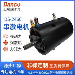 Motor de CC con escobillas, serie DS, con montaje de brida, totalmente encapsulado, modelo DS-2460, para equipos mecánicos - Product Image 5