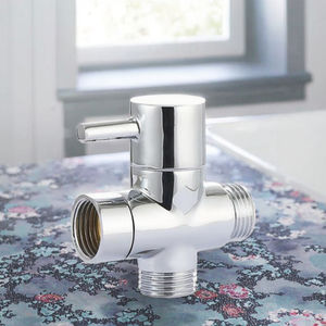 G1/2 G7/8 Volledig Metalen Universele 3-Way Douchearm Verchroomd Oppervlak Afwerking Water Badkamer Kraan Accessoire - Product Image 1