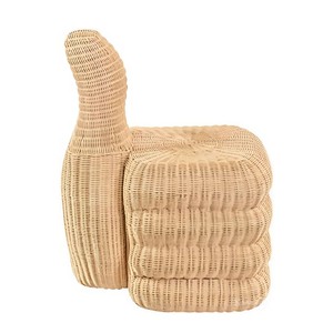Élégance accrocheuse Thumbs Up Tabouret En Rotin Salon Meubles De Maison Intérieur Extérieur Tabourets De Bar Ou Table D'appoint Fabriqué Au Vietnam - Product Image 6