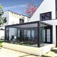 Pergola à lames orientables en aluminium, vente en gros usine, livraison rapide pour projets commerciaux de terrasses extérieures