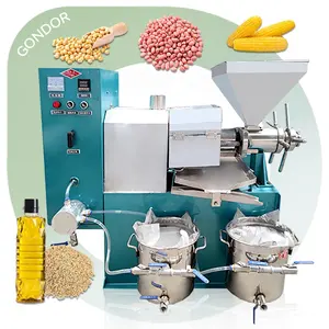 Soja Amendoim Milho Gergelim Amendoim Óleo Make Mill Extração Expelling Machine Presse um Huile Preço