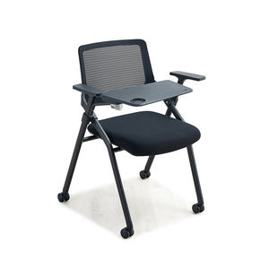 Silla Plegable Apilable de Malla para Conferencias y Capacitación, Moderna, para Oficina, Hogar, Hotel, Escuela, Sala de Estar, Visitas y Esperas - Product Image 1