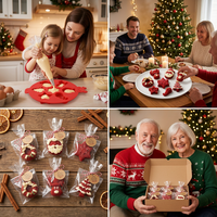 Moule rond de Noël en silicone SILIKOLOVE, forme flocon de neige, LFGB, platine, sans BPA, antiadhésif, pour mousse et pâtisserie