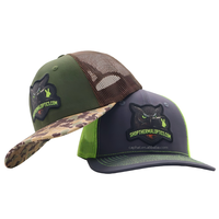 Casquettes de camionneur Richardson 112 personnalisées pour hommes, en coton, protection solaire, casquette en maille sportive avec logo brodé, style denim en toile tendance
