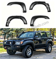 6 Piezas de Guardabarros Estilo OE para Toyota Land Cruiser 100 LC100 J100 1998-2007 4x4 SUV Delanteros y Traseros Pintables