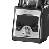 RANBEM Multifunctionele Mechanische Besturing Zware Kwaliteit Fruit Smoothie Blender 6 Messen 2200W Hoge Snelheid Huishoudelijk 8 Snelheidsinstellingen
