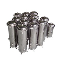Filtre à eau à cartouche en acier inoxydable 304 pour usage en construction, pression de service 1,0 Mpa, productivité 0-1000 m³/h, poids 600 kg