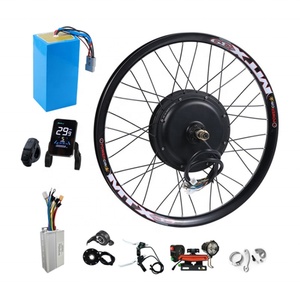 New Arrived 48v 1000W 1500w 2000w Rear Electric Bike <b>Wheel</b> Brushless DC Hub Motor Ebike Electric Bicycle Bike Conversion Kit - Product Image 1