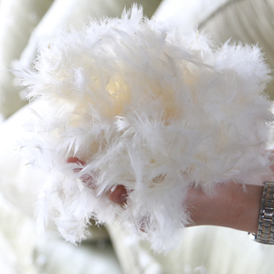 Lông ngỗng trắng 2-4cm xuống sản phẩm lông ngỗng rửa sạch - Product Image 1