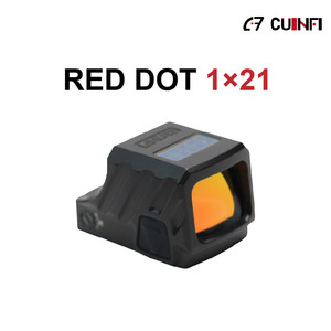 กล้องเล็งจุดแดง Cuinfi 1x21 HD Solar พร้อมระบบปลุกอัตโนมัติ แบตเตอรี่ใช้งานได้นาน 50000 ชั่วโมง  แบบ Multi-Reticle ป้องกันการกระแทก กันน้ำ ผลิตจากอลูมิเนียมอัลลอย - Product Image 2