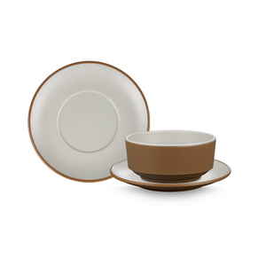 ベージュブラウンメラミン食器: 耐久性、安全 & スタイリッシュな毎日の使用 - Product Image 5