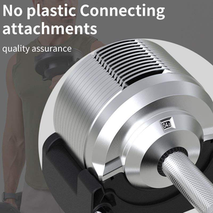 مجموعة دمبل قابلة للتعديل من الفولاذ المطلي بالكهرباء بوزن 41.5 كجم، زيادة 1.5 كجم، معدات رياضية للتدريب على القوة في المنزل - Product Image 5