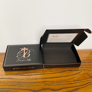 In màu đen đôi bên in đầy đủ màu sắc thẻ trắng hộp tùy chỉnh gói hộp giấy hộp giấy màu đen - Product Image 2