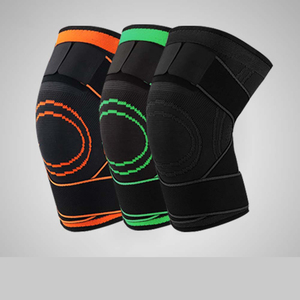 Genouillères de compression élastiques personnalisées avec logo pour le sport en plein air – Manchon de soutien tricoté pour le genou – Vente en gros - Product Image 6