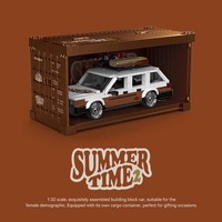 PB8824 MOC MINI voiture de sport modèle blocs de construction ensembles MOC petite particule Puzzle créatif jouet blocs jouets pour enfants adulte cadeau