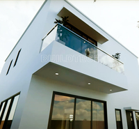 Casa Residencial Prefabricada de Lujo de 2 Pisos, Completamente Amueblada, Estructura de Acero, Casa de Hormigón en Filipinas