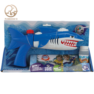 Pistolet à <span class=keywords><strong>bulles</strong></span> de mousse amusant unisexe, jouet de mousse, pistolet à <span class=keywords><strong>bulles</strong></span> de requin, jouet de divertissement pour enfants en plastique PC pour l'extérieur - Product Image 1