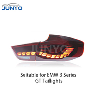 Feux arrière à LED Junyo pour BMW Série 3 2013-2020 GT F34 320 325 modifiés avec feux de jour à LED M4 Dragon Scale