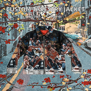 Nueva Chaqueta de Tapicería Vintage con Bordado Personalizado, Estilo Holgado, para Hombre, Moda Urbana, Cierre de Cremallera, Alta Calidad - Product Image 2