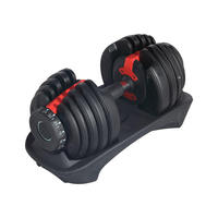 Haltères réglables en acier professionnels avec poignée recouverte de caoutchouc pour la musculation des bras, l'entraînement aérobie et la formation musculaire - Utilisation domestique et commerciale