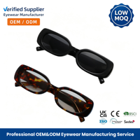 Lunettes de soleil colorées à petite monture, style rétro, rectangulaires et fines, en polycarbonate, protection UV, tendance estivale