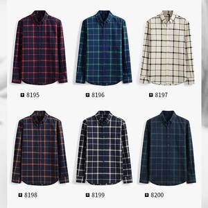 <span class=keywords><strong>Camicia</strong></span> <span class=keywords><strong>a</strong></span> <span class=keywords><strong>quadri</strong></span> scozzese da uomo in flanella scozzese <span class=keywords><strong>camicia</strong></span> Casual in cotone spazzolato - Product Image 5