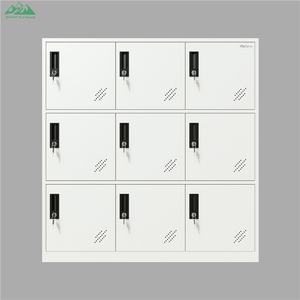 Wayon 9-Türiger Erweiterbarer Weißer Stahlschrank Kommerzieller Moderner Metallschrank für Schlafzimmer, Zuhause, Werkstatt & Lager - Product Image 3