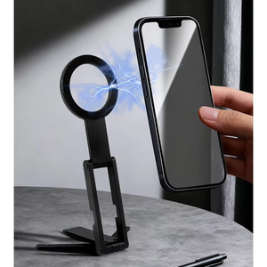 Support de téléphone magnétique de poche avec trépied <span class=keywords><strong>photo</strong></span> et fonction de diffusion en direct, support de bureau et perche à selfie portable – Fournisseur - Product Image 1
