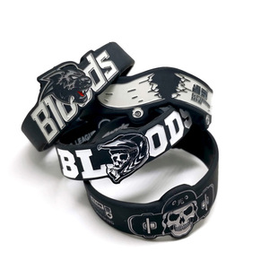 Factory Custom Shaped Rubber Wrist Band Personalized Silicone <strong>Bracelets</strong> for Creative Promotional Gifts - Product Image 2