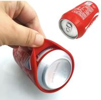 Manchon de refroidissement pour canette en silicone personnalisable et housse pour boisson avec logo personnalisé, accessoire pour boissons et bar