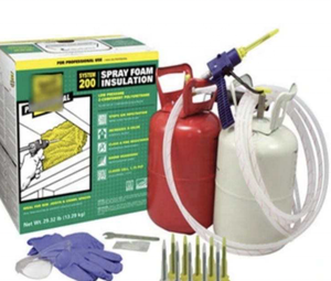 600ft 300ft Ratio 1:1 Two Component Closed Cell Open Cell Polyurethane <strong>Spray</strong> Foam <strong>Kit</strong> Portable Pressure Tank <strong>Insulation</strong> <strong>Kits</strong> - Product Image 2