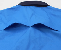 Vêtements de travail de sécurité réfléchissants haute visibilité Chemises de construction de routes à manches longues Logo d'équipe personnalisé ventilé dans le dos