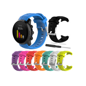 Pulseira de relógio de silicone para suunto spartan, bracelete ultra vertical/traverse