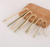 Pinces en bambou à prix avantageux, faciles à utiliser, résistantes à la chaleur, outils de cuisine d'extérieur, pince à sushi en bambou