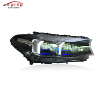 RUISU 12V Nouveau phare LED pour BMW Série 5 Pré-LCI G30 G38 2018-2020, design œil de serpent amélioré