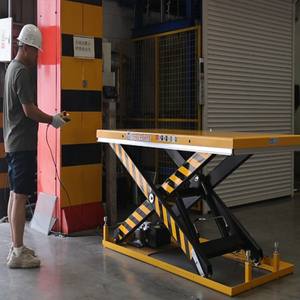 Gunting listrik tiga titik 1ton 2ton 4ton Inground Hydradulic gunting meja angkat dengan sertifikasi CE ISO - Product Image 4