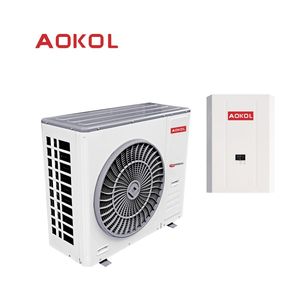 Pompe à chaleur monobloc compacte blanche à ventilateur unique R32 EVI WIFI 3 en 1, unité de chauffage à source d'air - Product Image 3