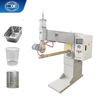 Machine de soudage à rouleaux circulaire longitudinal vertical pour réservoir d'évier en acier inoxydable - Prix