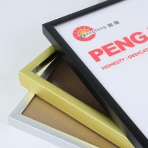 Đen A4 A3 Áp phích hình ảnh khung nhôm bảng quảng cáo cho hình ảnh trang trí giấy chứng nhận vuông Acrylic in khung loại - Product Image 2