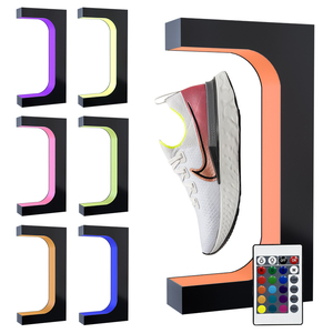 OEM ODM Brand Logo negozio di scarpe arredamento RGB colore LED 360 galleggiante rotante supporto magnetico levitante <span class=keywords><strong>lampada</strong></span> <span class=keywords><strong>da</strong></span> <span class=keywords><strong>tavolo</strong></span> - Product Image 2