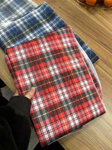 Almohadilla de orina suave reutilizable para perros, colcha lavable de uso diario para mascotas, almohadilla de orina roja y azul a cuadros - Product Image 3