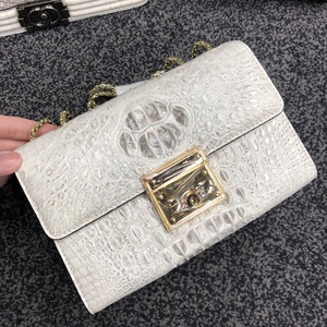 Sac à main de luxe en cuir de crocodile véritable, sac à main de luxe en cuir de crocodile pour femmes, sac bandoulière tendance pour filles - Product Image 5