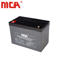 Batterie AGM au gel scellée à décharge profonde 55Ah 12V pour UPS, vélos électriques/trottinettes et voiturettes de golf, sans entretien