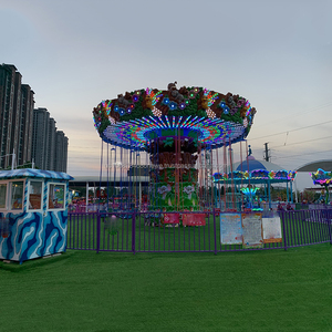 Manèges à chaises volantes d'extérieur populaires de 16 à 36 places à vendre – Équipement d'attractions pour parcs d'attractions - Product Image 1
